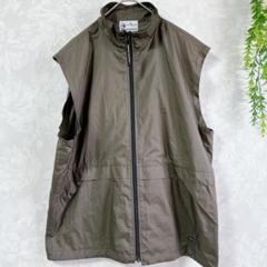【セルジオタッキーニ】レディース ベスト L オリーブグリーン