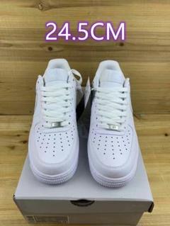 新品24.5cmナイキ エアフォース1 白 NIKE AIR FORCE 1