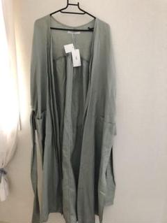 新品 KBF 2WAYリネン混ガウン