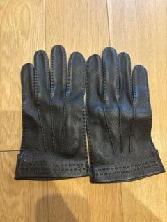 新品　COACH メンズ　レザー手袋　サイズ　M cm065_blk_a0
