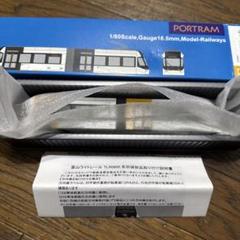 富山ライトレールTLR0600型 鉄道模型 1/80スケール 動力車です 富山ライトレールTLR0600型 鉄道模型 1/80スケール 動力車です