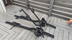 THULE プロライド サイクルキャリア 2セット 598?簡易梱包は発送可湘南 THULE 598プロライドをスバルレヴォーグルーフレール無しの