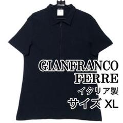 ジャンフランコフェレ インナー付き ハーフジップ プルオーバー ブラック 40 ジャンフランコフェレ インナー付き ハーフジップ プルオーバー