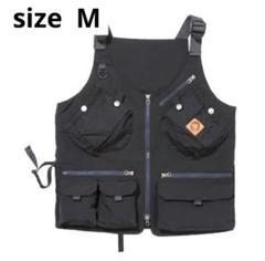 【未使用】RIVVALLEY フィッシングベスト ブラック セール】【ZIP FIVE】 ナイロン テック ミリタリー ベスト