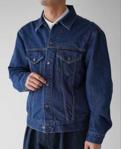 ✨美品✨シオタ デニムジャケット2ndタイプ サイズ42 CIOTA Double Pocket Denim Jacket Dark Blue Damage ( シオタ