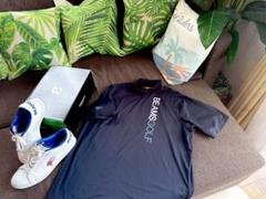 BEAMS GOLFモックネックTシャツ黒とシューズセット27.0cm 値下げ！BEAMS GOLFモックネックTシャツ黒とシューズセット27.0
