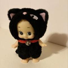 キューピー　人形　黒猫　コスチューム　赤ちゃん　レトロ