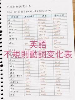 不規則動詞の中古 未使用品 メルカリ