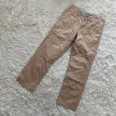 JUNRED ストレートカジュアルパンツ 綿100% ベージュ
