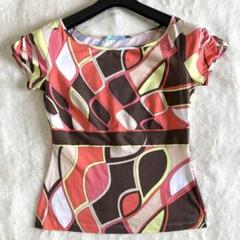 エミリオプッチ EMILIO PUCCI コットン 半袖カットソー 40 ピンク