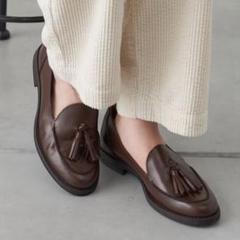 極美品✨stilmoda タッセル ローファー ダークブラウン 23.5 極美品✨stilmoda タッセル ローファー ダークブラウン 23.5
