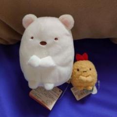 新品タグ付き　すみっコぐらし　てのりぬいぐるみ　えびふらいのしっぽ　しろくま