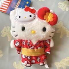 サンリオ　キャラ盛り夏まつり　ぬいぐるみ　マスコット　　ハローキティ