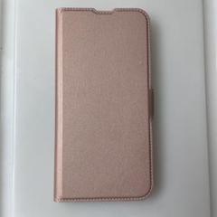 iPhone14ProMaxケース 手帳型 薄型 ローズゴールド　ピンク