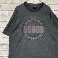 USA製90sヴィンテージTシャツ！シングルステッチ　グレー半袖古着　XL725