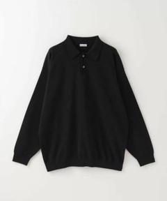Steven Alan ハイツイスト ポロシャツ-LOOSE ブラック Mサイズのサムネイル