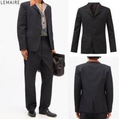 LEMAIRE ルメール シャドーストライプモヘアウール2Bセットアップ
