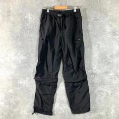 beams　2way カーゴパンツ　ブラック　フルレングス　ベルト　ナイロン