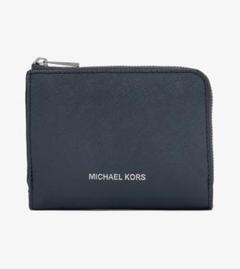 MICHAEL KORS HUDSON フォリオ ウォレット ネイビー - メルカリ