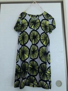 【美品】marimekko マリメッコ リネンワンピース　SEELI 麻 2023SS】marimekko マリメッコ/ Liidokki Unikko ワンピース
