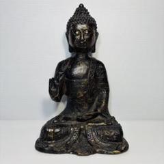 旧家珍蔵 塗金坐禅観音仏像 仏教古美術品 大明永楽年 時代物