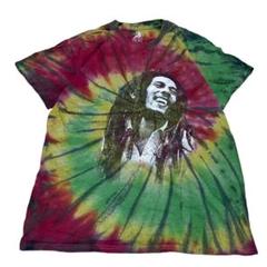 BOB MARLEY　ボブ・マーリー　ダイダイ　古着　M　レゲエ　音楽　Tシャツ