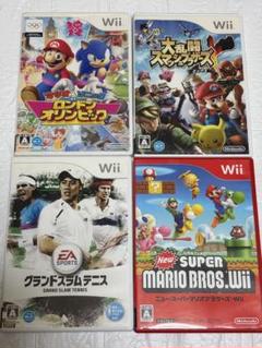 ⭐️24時間以内発送⭐️ Wiiソフトまとめ売り　4本セット　スマブラx