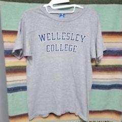 80s90s　チャンピオン　Tシャツ　青刺繍タグ　トリコタグ　ランタグ　バータグ