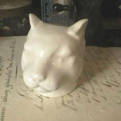 よ*ず様 １９３０年フランスアンティーク猫モチーフ　猫オブジェ　アスティエ　猫 よ*ず様 1930年フランスアンティーク猫モチーフ 猫オブジェ