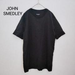JOHNSMEDLEY コットン100% Tシャツ 半袖 夏 黒 無地