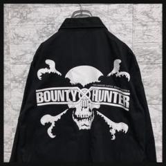 BOUNTY HUNTER 長袖シャツ　両面プリント　ブラック　コットン　黒XL