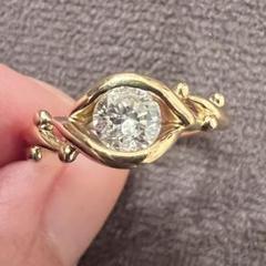 ⭕️売り切り価格⭕️Ｋ18ダイヤモンドデザインリング　　13号 ⭕️売り切り価格⭕️K18ダイヤモンドデザインリング13号