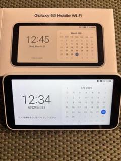 Galaxy 5G Mobile Wi-Fi SCR01 ホワイト