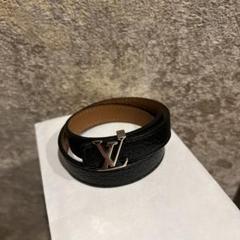 ルイヴィトン ブラスレ LV トリヨンレザー ブレスレット　ブルー ルイヴィトン ブラスレ LV トリヨンレザー ブレスレット - メルカリ