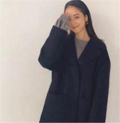 CLANE クラネ COLLARLESS WOOL COCOON COAT - メルカリ