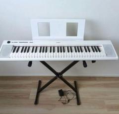 【お値下げ】22年製YAMAHA piaggero NP-12WH 電子ピアノ Amazon | ヤマハ YAMAHA 電子キーボード piaggero ホワイト NP