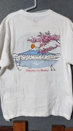 BEAMS JAPAN Tシャツ 富士山 Mt.Fuji 桜 BEAMST