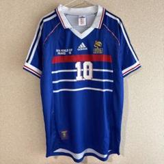 10年 adidas アディダス フランス代表 ウェア ユニフォーム　青 adidas フランス代表 2010 ユニフォーム ホーム 長袖 選手支給用
