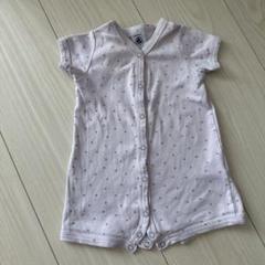 Petit Bateau ハート柄 ロンパース 3m/60cm
