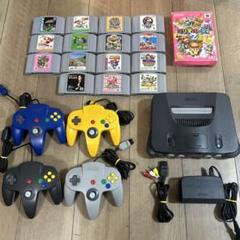 任天堂64 ブラック 本体 動作確認済み コントローラー ソフト15