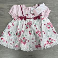 ✨美品✨【クーラクール】いちごワンピースෆ‪チュニックセット90cm 2025年最新】クーラクール いちご チュニックの人気アイテム