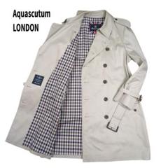Aquascutum LONDON トレンチ コート AQUA5 42 - メルカリ