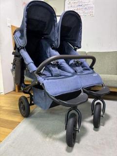 値下げ　【付属品付き】 Air Buggy　ココダブル　青 Amazon | エアバギー AirBuggy ココ ダブル フロムバース アース