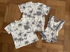 パームツリー柄 Tシャツ 3点セット 70 90 100 三兄妹