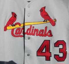 MLB カージナルス ユニフォーム「刺繍ロゴ」 サイズ：44