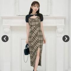 ミシェルマカロン　　checkアンサンブルワンピース　グレー　XSサイズ　イモ ミシェルマカロン checkアンサンブルワンピース - メルカリ