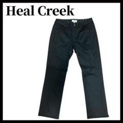 美品 Heal Creek ヒールクリーク パンツ 42 ブラック 秋冬 ゴルフ