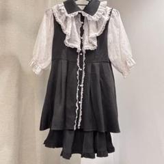 ROJITA ヨークレースフリルSETUP ブラック ロジータ ROJITA ヨークレースフリルSETUP （ブラック