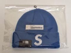 【極美品】Supreme × New Era　S Logo　Beanie　ブルー Supreme New Era S Logo Beanie (FW20) - $38