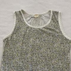 小花柄　ノースリーブ Tシャツ　Nîmesリバティ風